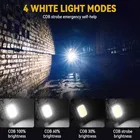 Rechargeable Plastic Mini Flashlight - Pack of 2