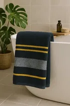CottonBolls Terry Cotton Bath Towel 340gsm Dark Blue 70x140cm