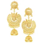 Oxidised Gold Plated Alloy Earrings for Women 