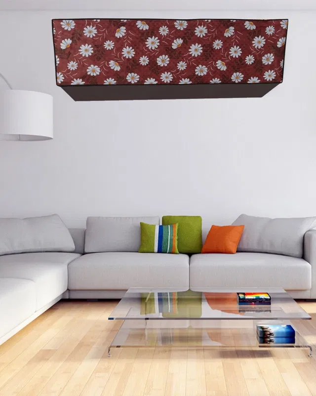 PVC Printed AC Cover (Multicolor, 1.5 Ton)