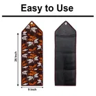 Polyester Wall Hanging Storage Organizer With 3 Utility Pockets 