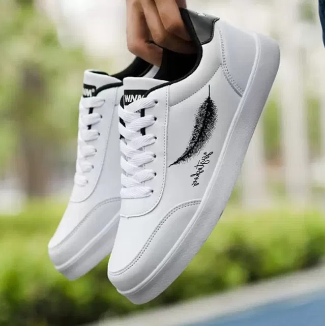 Sneakers for Men (White, 8)