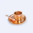 Mangal Bhawan Pure Copper Panch Patra with Achmani Pali