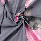 Glace Cotton Elastic Fitted Double Bedsheet with 2 Pillow Covers 