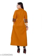 Solid Pom-Pom Cotton Blend Kurti for Women, Pack of 2 