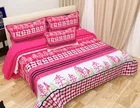 Polycotton Double Bedsheet with 2 Pillow Cover 