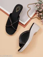 Shoetopia Black Heel Sandals 