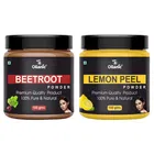 Natural Beetroot & Lemon Peel Powder for Skin & Hair 