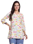 Cotton Printed Top for Women 