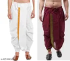 Polycotton Dhotis for Men, Pack of 2 