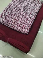 Jimmy Choo Embellished Saree For Women, Maroon