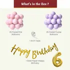 6th Happy Birthday Balloon Decoration Kit, Multicolor, Pack Of 53