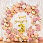 3rd Happy Birthday Balloon Decoration Kit, Multicolor, Pack Of 58