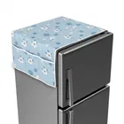 Floral Blue Proof fridge top cover