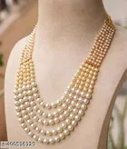 5 Layer Glass Bead Work Necklaces