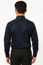 Cotton Blend Full Sleeves Solid Shirt for Men 