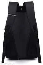 Polyester Backpack for Men & Women, Black
