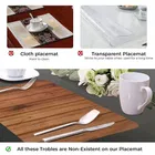 PVC Printed Dining Table Placemats 