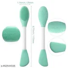 Silicone Double Ended Facial Cleansing Brushes 