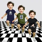 Cotton Blend Printed Clothing Set for Boys, Multicolour, Pack Of 3 
