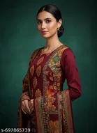 Bandhani Printed Jaipuri Designs Embroidered Top Bottom Duppata for Women 