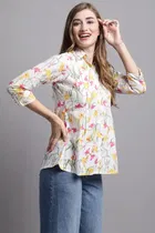 Cotton Printed Top for Women 