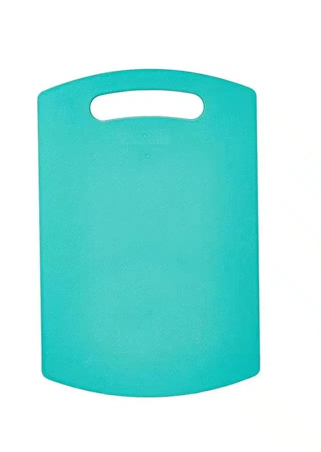 Plastic Vegetable Cutting Board (Blue, 20x15 cm)
