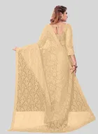 Net Floral Saree for Women 