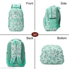 Polyester Backpack Bag, Green
