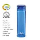 CELLO H2O Squaremate Unbreakable Plastic Water Bottle 1 Liter, Blue