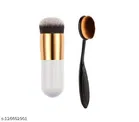 Combo of Makeup Brushes (Multicolor, Set of 2)