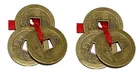 Copper Decorative Showpiece (Golden, Pack of 2)