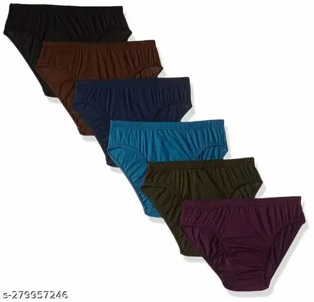 Cotton Briefs for Women (Multicolor, XL) (Pack of 6)