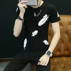 Ruggstar Casual Printed Round Neck T-Shirt For Men 