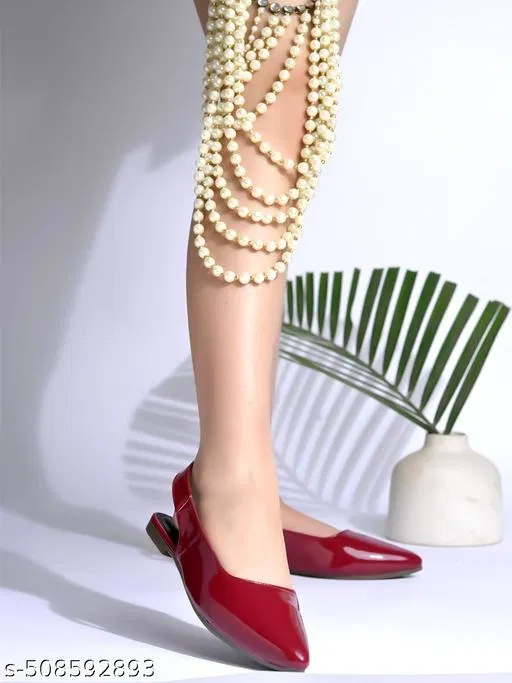 Shoetopia Flat Sandals Red (IND-5)