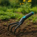 Plastic garden hand cultivator tool_ 15523