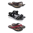 Sandals with 2 Pairs Flats for Women 