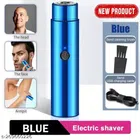 Mini Portable Electric Shaver for Men & Women (Blue)