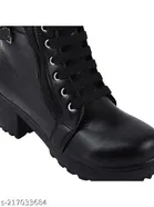 Shoetopia Girls Boots Black Size 14-15 Years