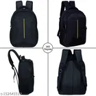 Nylon Backpack for Men & Women, Black