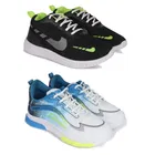 Sports Shoes for Men, Multicolor, Pack of 2 