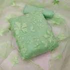 Organza Unstitched Dress Material for Women 