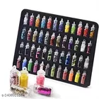 Acrylic 3D Nail Art 48 Pcs Glitter Bottles (Multicolor, Set of 1)