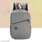 Canvas Backpack Bag, Grey