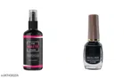 Makeup Fixer Spray with Nail Paint (Set of 2)