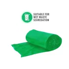 Innate Garbage Bags, Green [19 x 21 Inches], [30 Pcs x 3 Rolls]