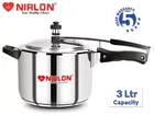 Nirlon Stainless Steel Inner Lid Pressure Cooker 