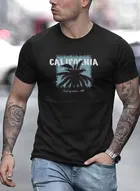 Poly Blend T-Shirts for Men, Black 