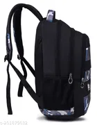 Nylon Backpack for Men & Women, Black