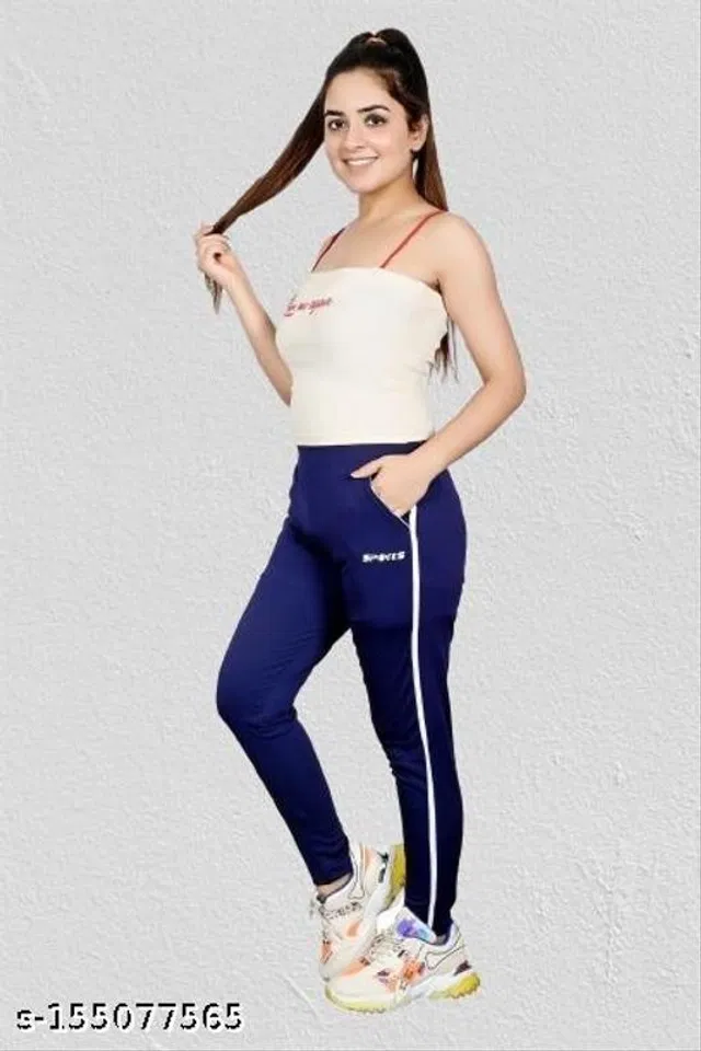 Polycotton Trouser for Women (Blue, 30)